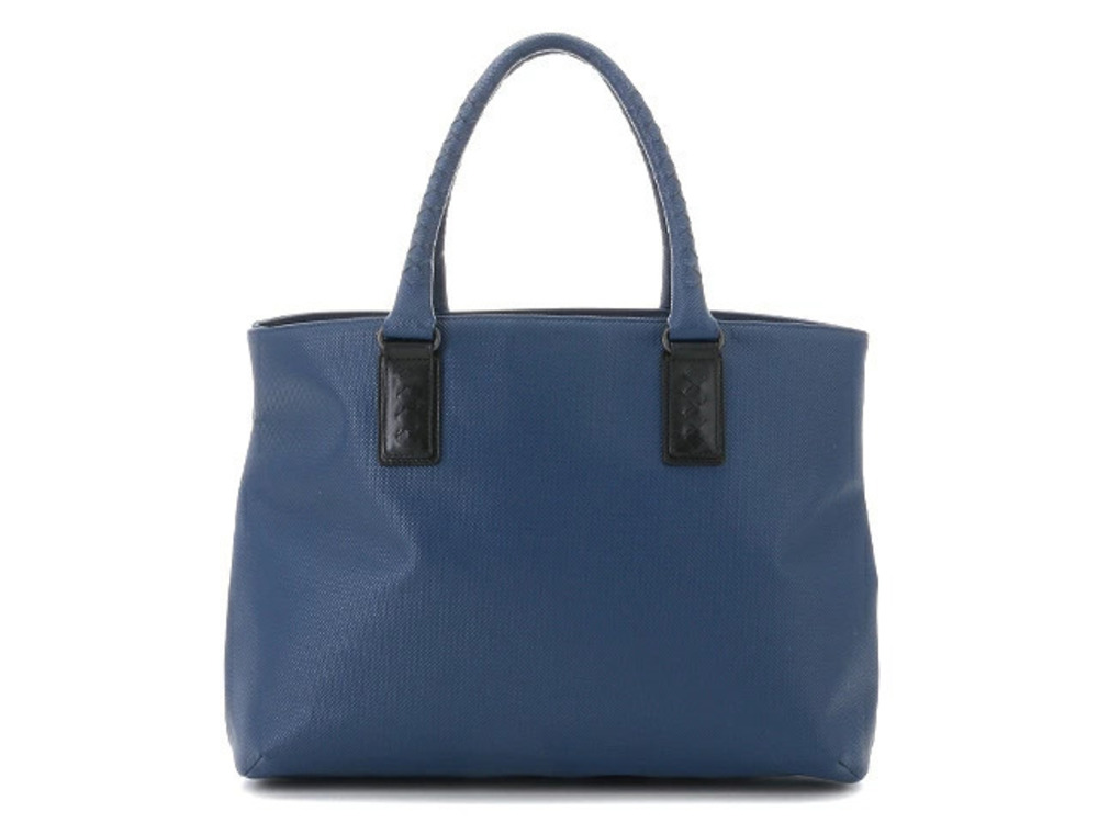 BOTTEGA VENETA Marco Polo Tote Bag Navy Blue